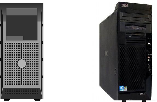 Tower Server - Computer Cpu With Transparent Background (640x416), Png Download
