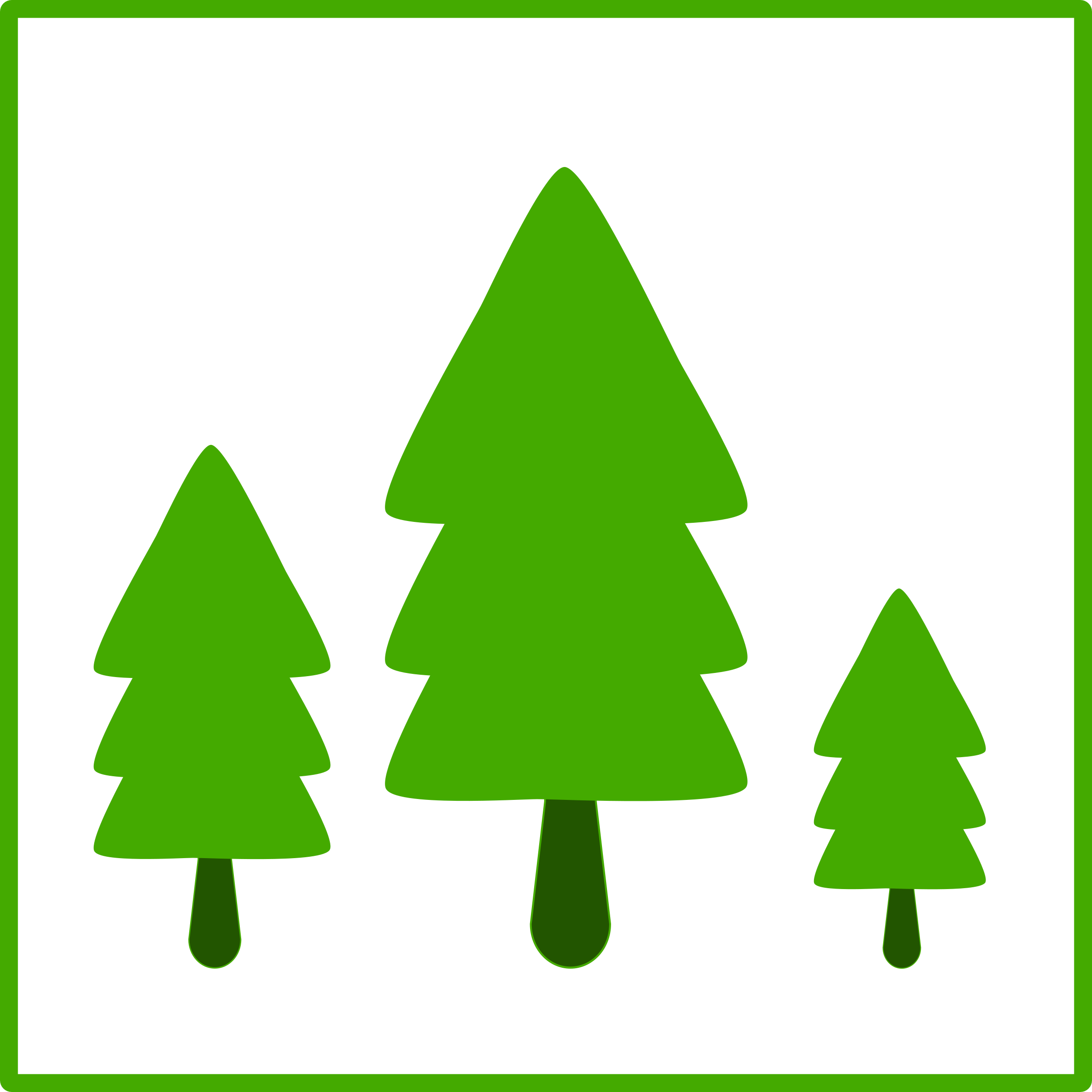 Big Image - Trees Icon Green (2400x2400), Png Download