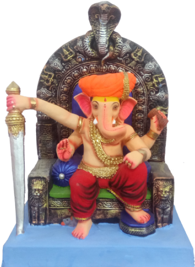 Ganpati Bappa - Figurine (550x550), Png Download