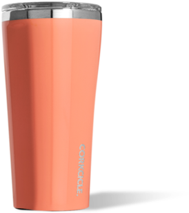 16 Oz Peach Echo Classic Tumbler - Soft Drink (480x480), Png Download