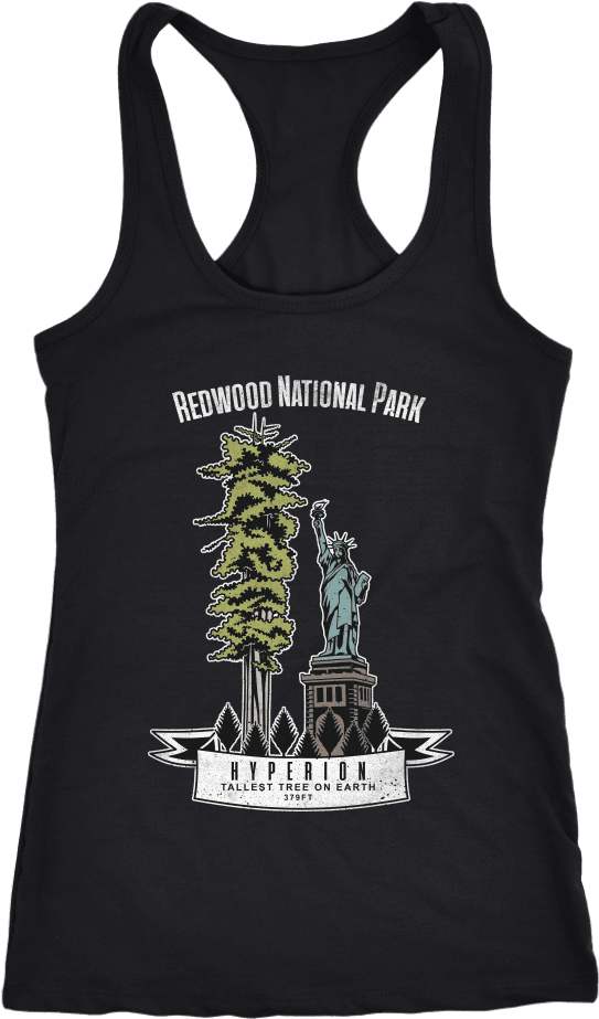 Color Splash Redwood Hyperion Tree Tank - Queen Are Born 24 Of April (1024x1024), Png Download