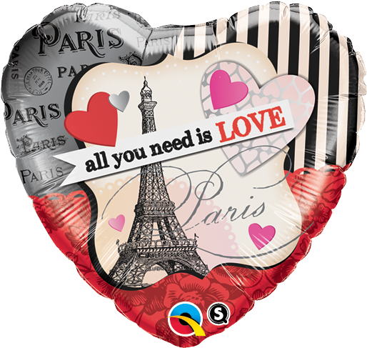 All You Need Is Love - 18" Love Is All You Need Foil Balloon (513x513), Png Download