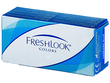 Freshlook Colors Contact Lenses - Freshlook Colors - Power (2 Lenses) Sapphire Blue, (440x400), Png Download
