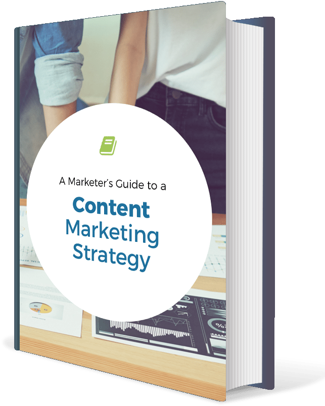 A Marketer's Guide To A Content Marketing Strategy - Banner (675x875), Png Download