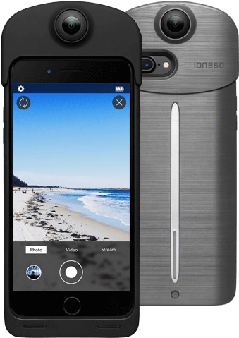 Ion 360 Camera Iphone (382x479), Png Download