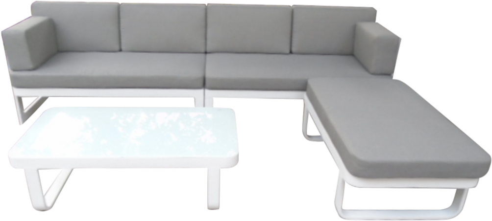 Pontoon L-shape - Coffee Table (1024x490), Png Download