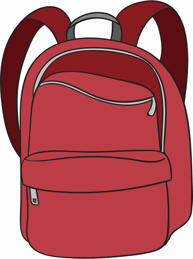 school bag transparent