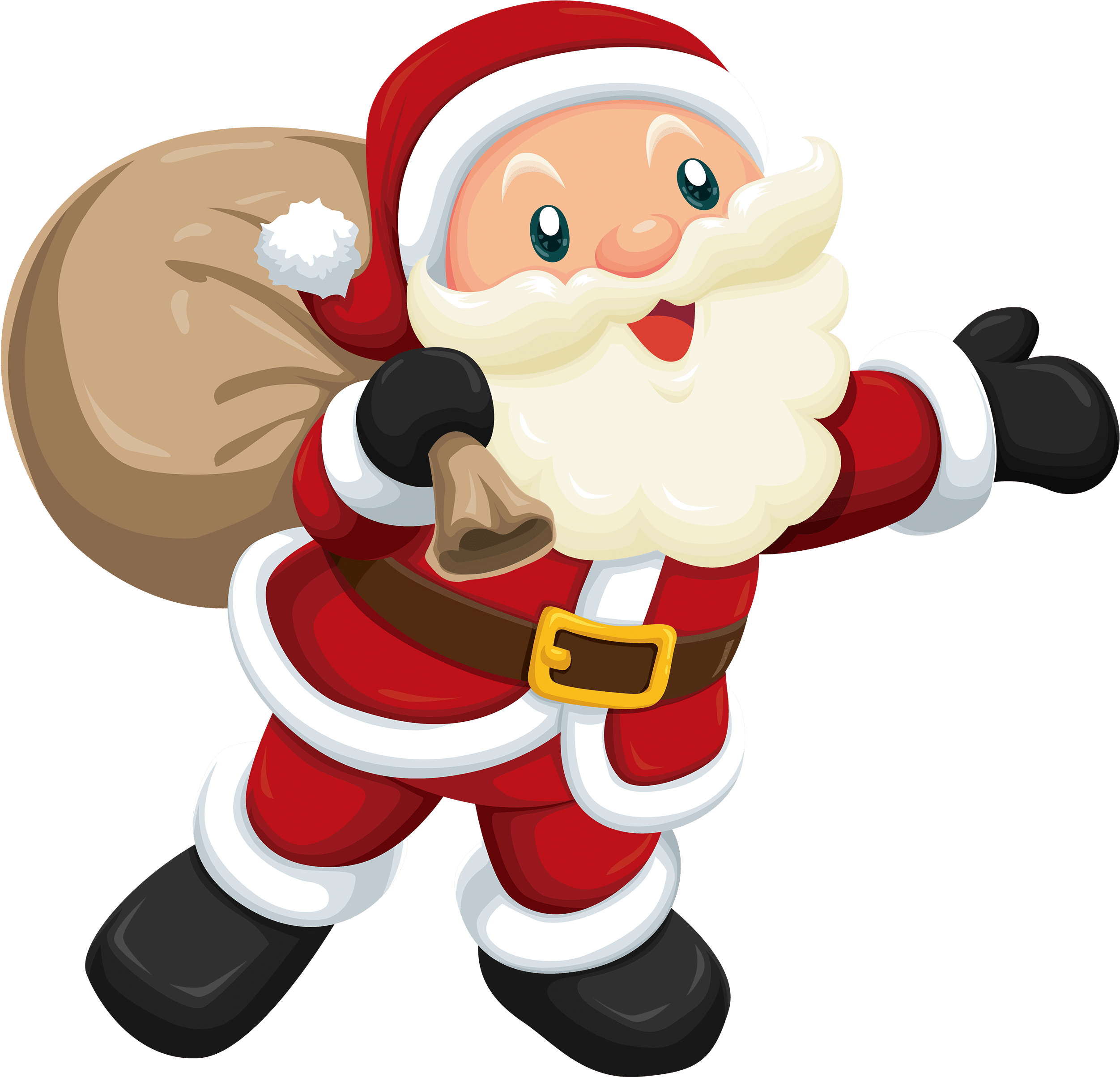 Breakfast With Santa @ Owensboro Convention Center - Cute Santa Claus Vector Png (2598x2500), Png Download