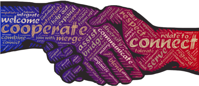 Hands - Partnership Handshake Png (650x348), Png Download