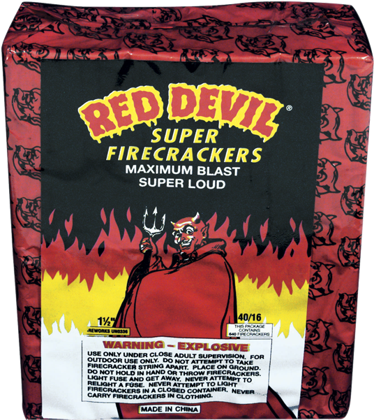 Large - Red Devil Fireworks (600x600), Png Download
