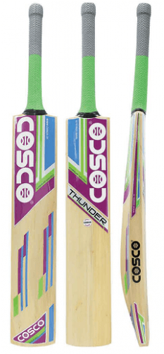 Cosco Thunder Kashmir Willow Cricket Bat - Cricket Bat (500x500), Png Download