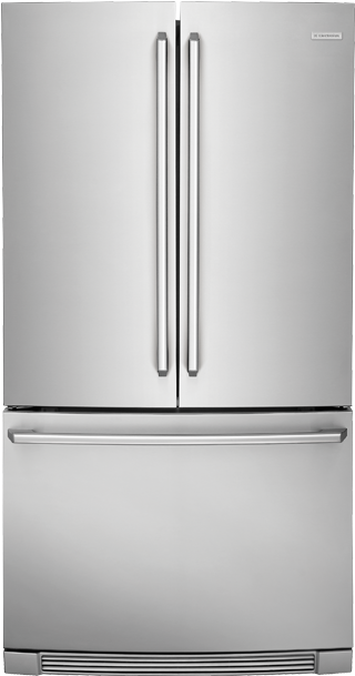 Counter Depth French Door Refrigerator With Iq Touch™ - Kitchenaid Krbr102ess (632x650), Png Download
