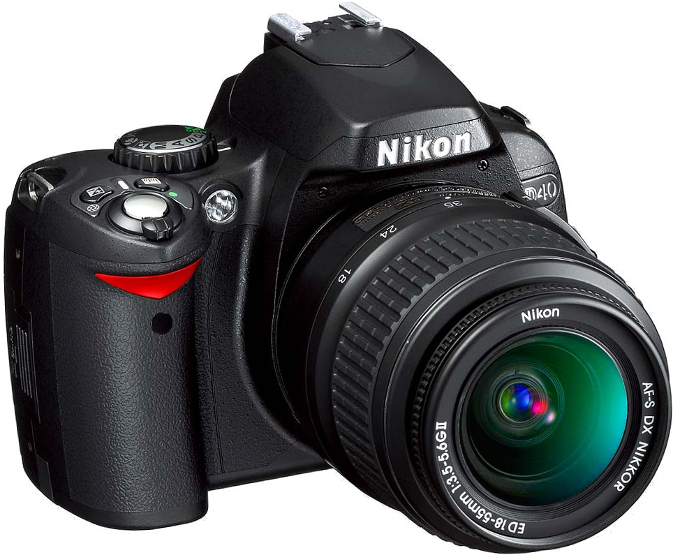 Photo Camera Png Image - Nikon Dx40 (1200x900), Png Download