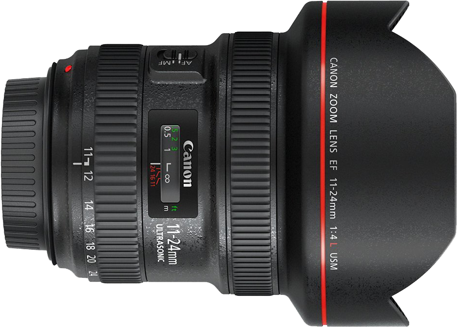 Best Price Canon Ef 11-24 F4 L Lens - Canon Ef 11-24mm F4 L Usm Lens (972x718), Png Download