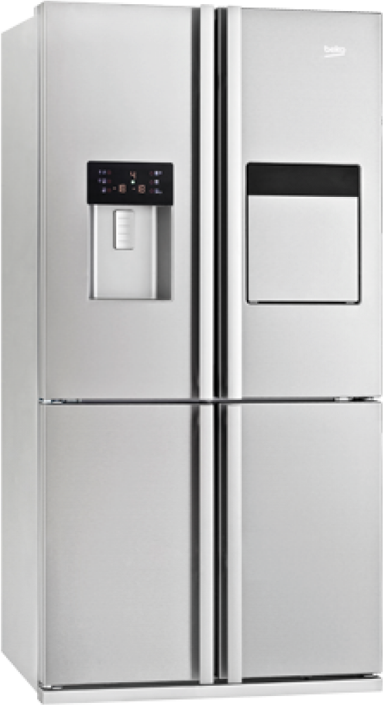 Beko Refrigerator - Beko Gne134620x 584l French Door Fridge (1000x1231), Png Download
