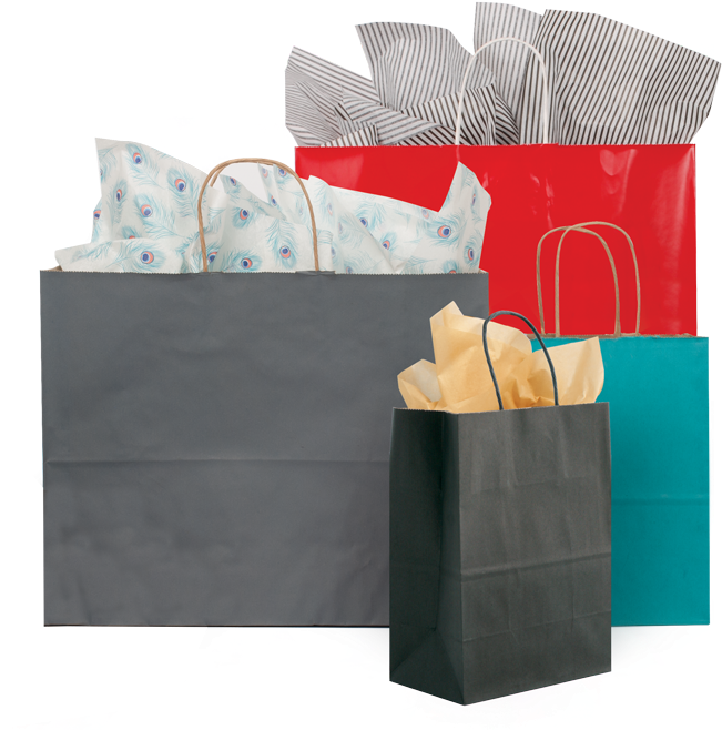 Color Paper Shopping Bags 1 - Paper Bag (700x700), Png Download