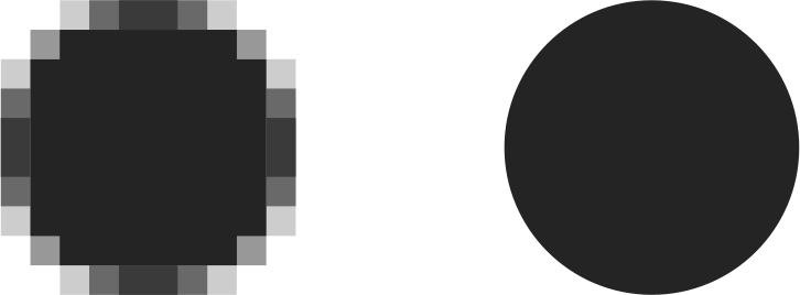 Medium Image - Bitmap Vs Vector Png (726x268), Png Download