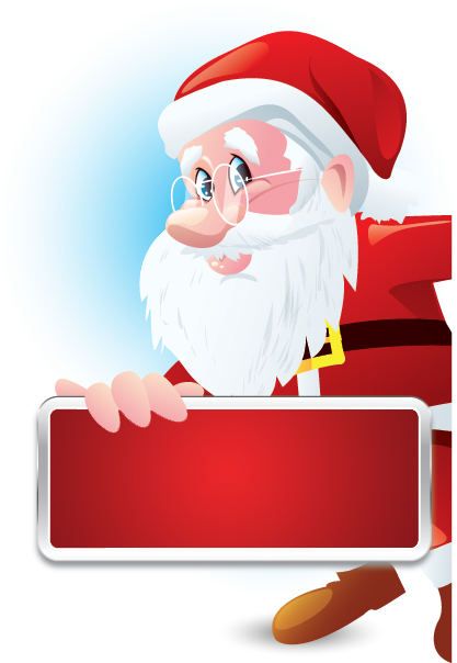 Santa - Santa Claus (417x604), Png Download
