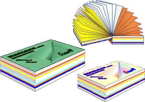 Color Paper Blocks - Diagram (503x369), Png Download