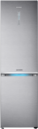 Samsung Bottom Mount Freezer Silver - Samsung Fridge Freezer 50 50 (448x488), Png Download