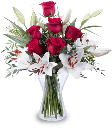 Roses & Lilies - Flower (480x480), Png Download