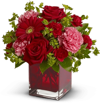 Endless Romance Bouq - Romantic Flowers (400x570), Png Download