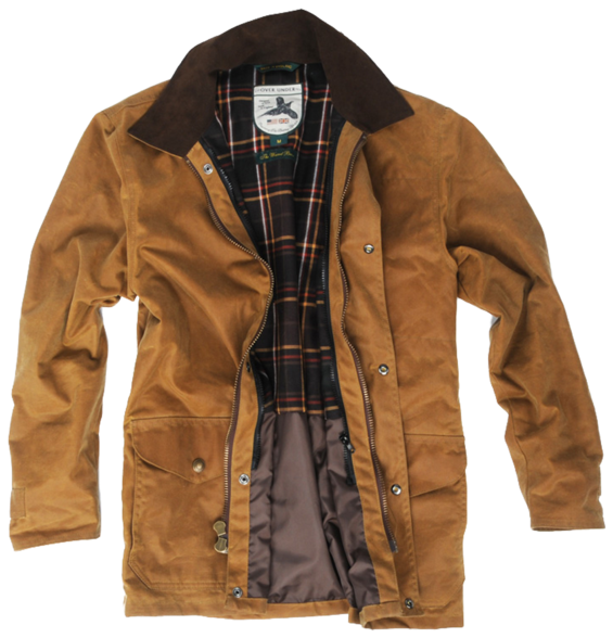 Men's Outerwear - Waxed Jacket (600x600), Png Download