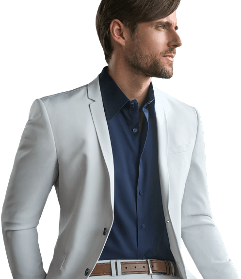 Custom Tailored Men - Mens Dress (497x575), Png Download