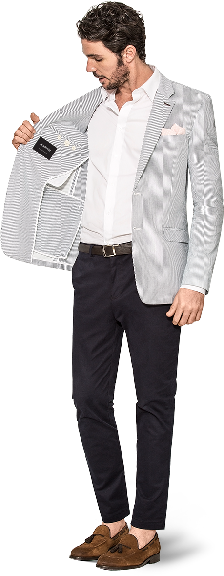Unstructured Blazer - Blazer (550x1188), Png Download