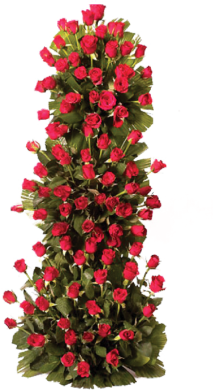 Rose Plant File Use - Big Flower Basket Arrangement (800x800), Png Download