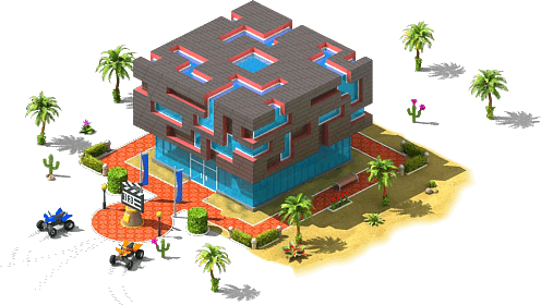 Video Editing Center Initial - House (496x280), Png Download