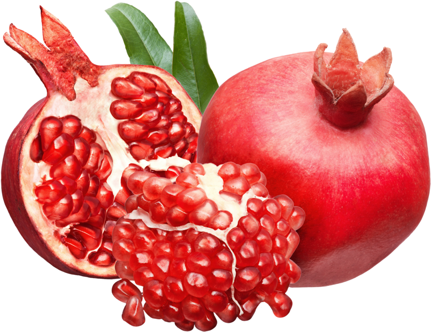 Clip Black And White Download Fruit Transparent Natural - Pomegranate Png (900x691), Png Download