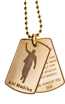 24k Gold Plated Silhouette Dog Tags With Chain - Locket (304x404), Png Download