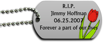 Rip Dog Tag - Rip (350x350), Png Download