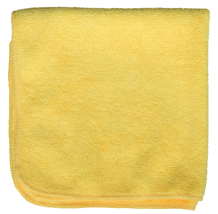 Image Of Yellow Microfiber Cloth - Yellow (450x635), Png Download