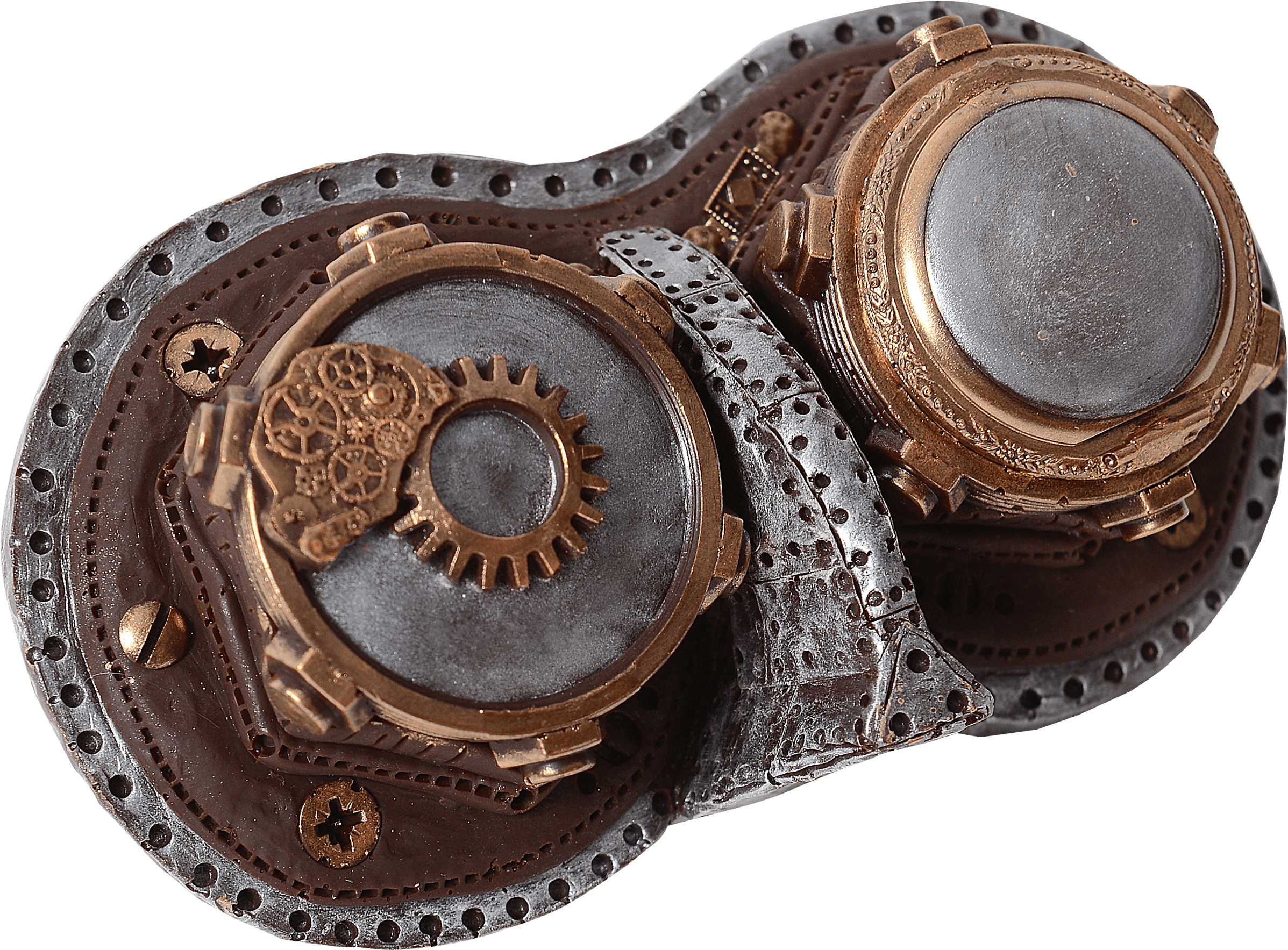 Chocolate Steampunk Goggles Schokolat - Itsourtree.com (2400x2400), Png Download