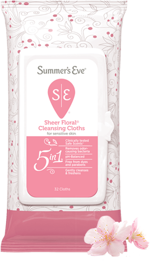 Roomidea Summer's Eve Simply Sensitive Cleansing Cloths, (486x574), Png Download
