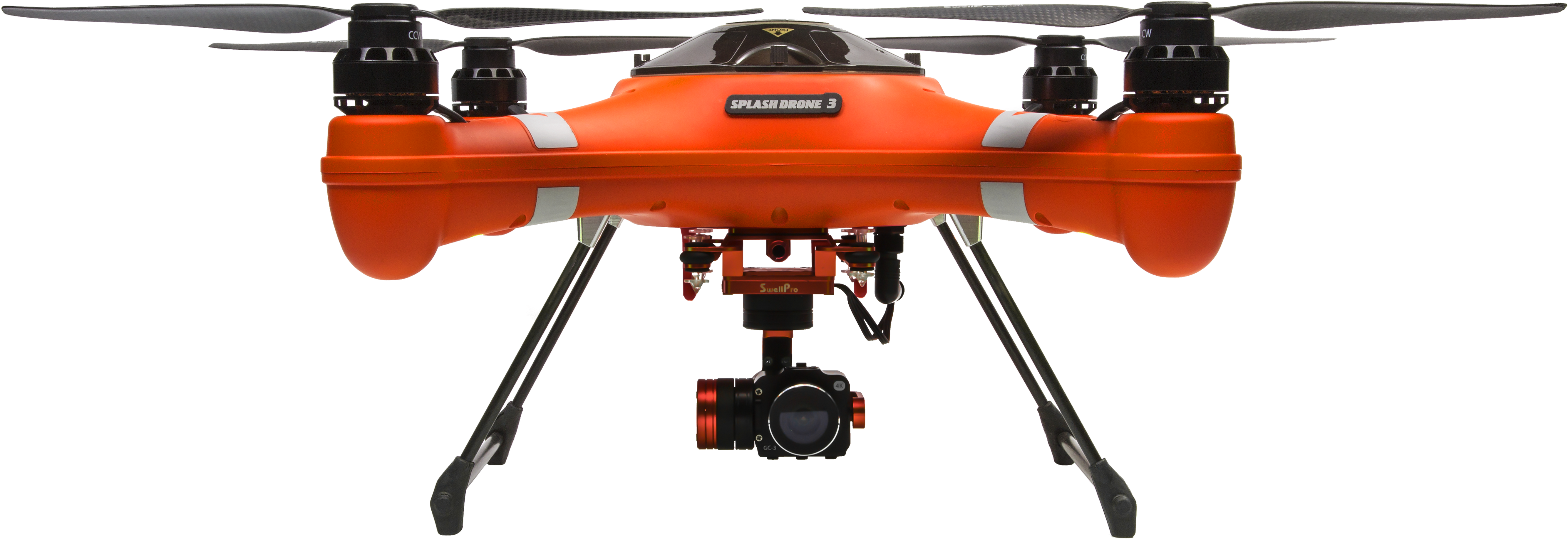 Waterproof 4k Camera 3 Axis Gimbal For Splashdrone - Unmanned Aerial Vehicle (5353x1932), Png Download