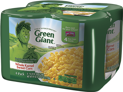 Green Giant Wholekernel Sweet Corn 4 - Green Giant Cream Style Sweet Corn (400x400), Png Download