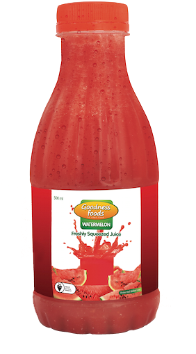 Goodness Foods Watermelon Juice - Strawberry Juice (600x600), Png Download