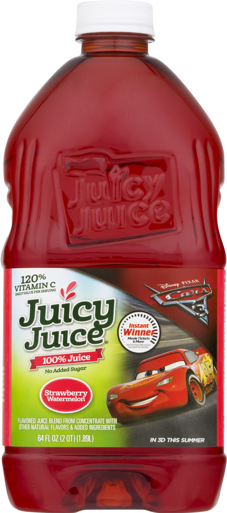 Juicy Juice 100% Juice, Strawberry Watermelon, 64 Fl - Juicy Juice 100% Juice, Fruit Punch - 48 Fl Oz (1800x1800), Png Download