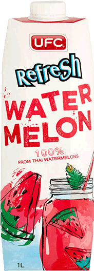 Watermelon Juice - Ufc - Refresh Coconut Water Ufc2 | 500ml (600x600), Png Download