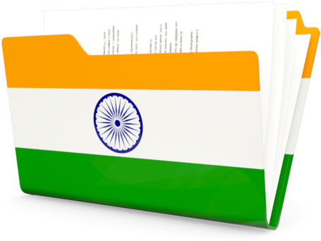 For Indian Flag Icons Windows - India Flag Folder Icon (640x480), Png Download