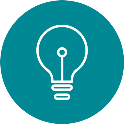 Icon Round Idea Bulb - Mobile Phone (700x475), Png Download