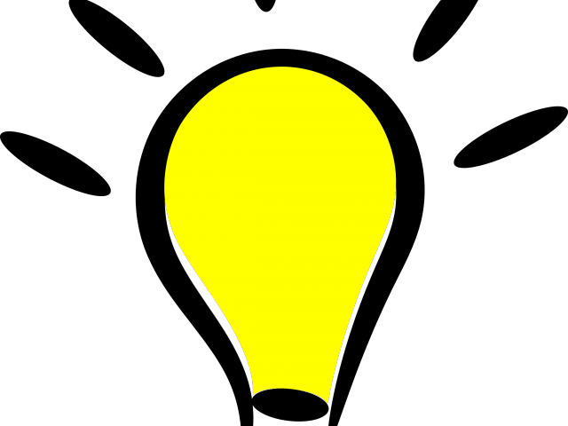 Drawn Light Bulb Bold - Light Bulb Png Clipart (640x480), Png Download