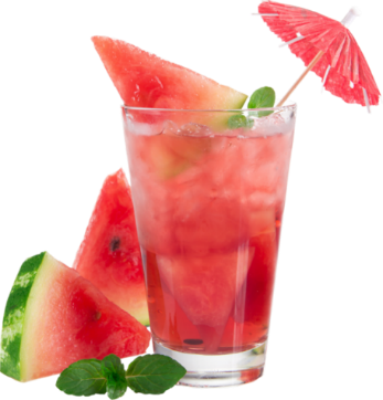 Top Benefits Of Watermelon Juice Except That Improves - Watermelon Juice (347x362), Png Download
