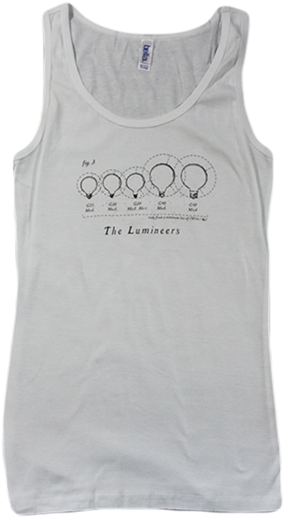 Ladies White Light Bulb Tank - Active Tank (600x600), Png Download