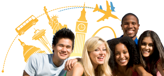 Support The Students - Study And Travel Program (565x264), Png Download