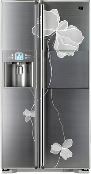 Lg Refrigerator Png Image - Lg Side By Side Refrigerator Price In India (600x600), Png Download