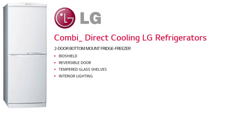 Lg Ref 249 Two Door Refrigerators - Lg Life's Good (800x880), Png Download